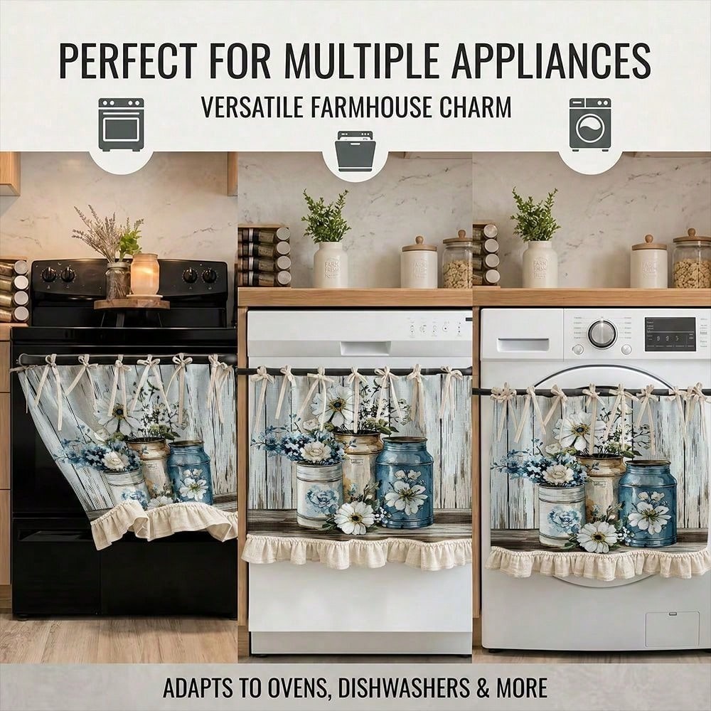 Style ferme 2D, Housse pour ap - Kitchen Appliances Oven avis et prix